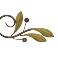 thumbnail image 6 of DecMode Green Metal Leaf Wall Decor with Scrolled Vine, 6 of 14