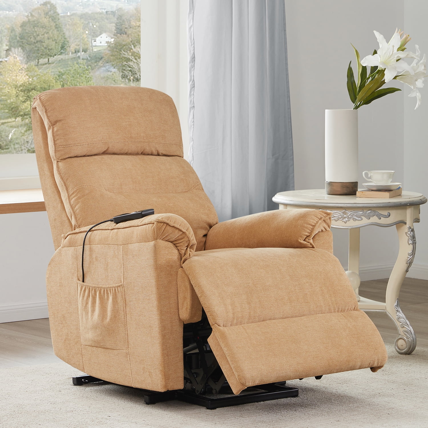Recliner Chair with Massage, BTMWAY Electronic Power Lift Recliners