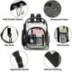 thumbnail image 2 of Mochila PVC transparente resistente gran capacidad unisex FEWOFJ, 2 of 3