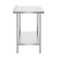 thumbnail image 1 of KFFKFF 24 x 36 x 36 Inch Robust Stainless Steel Workbench, Industrial Food Preparation Table, Sturdy Metal Workstation with Customizable Height for Dining Establishments, Residences, 1 of 9