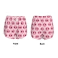 thumbnail image 6 of Uemuo Pig Nose Pattern Women's Athletic Shorts High Waisted Running Shorts with Liner Pockets Gym Elastic Workout Shorts-Large, 6 of 9