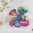 thumbnail image 3 of Bricolaje Diamantes Pintura Adornos Dinosaurio Cristal Diamante Ornamento Cgtredaw, 3 of 9