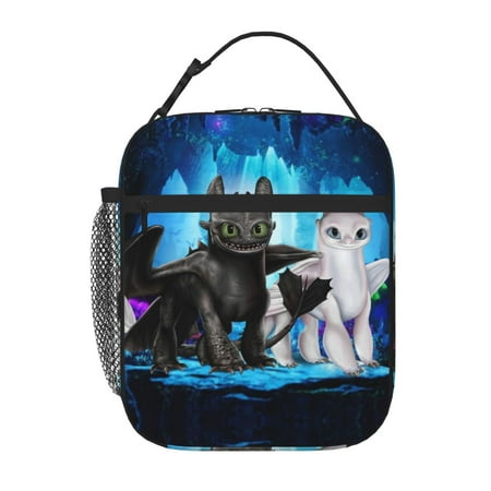 

How to Train Your Dragon Lunch Bag Reusable Portable Lunch Box Leakproof Tote Bag How to Train Your Dragon Lunch Box for Office Work Travel Gifts