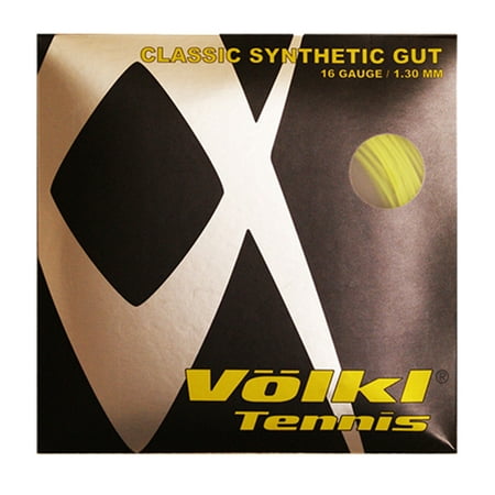 Classic Synthetic Gut 17G Tennis String White (Best Synthetic Gut String For Hybrid)
