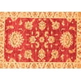thumbnail image 1 of Ahgly Company Indoor Rectangle Oriental Orange Traditional Area Rugs, 6' x 9', 1 of 4