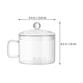 thumbnail image 2 of HOMEMAXS Glass Cooking Pot Glass Saucepan with Cover Heat-resistant Glass Stovetop Pot Stew Pot, 2 of 6