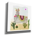 thumbnail image 2 of Epic Graffiti 'Llamarama IV' by Victoria Borges, Canvas Wall Art, 26"x26", 2 of 2