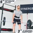 thumbnail image 4 of Synergee Weightlifting Belt 5” Padded Support for Squats Deadlifts Powerlifting & Cross Training - Large, 4 of 6