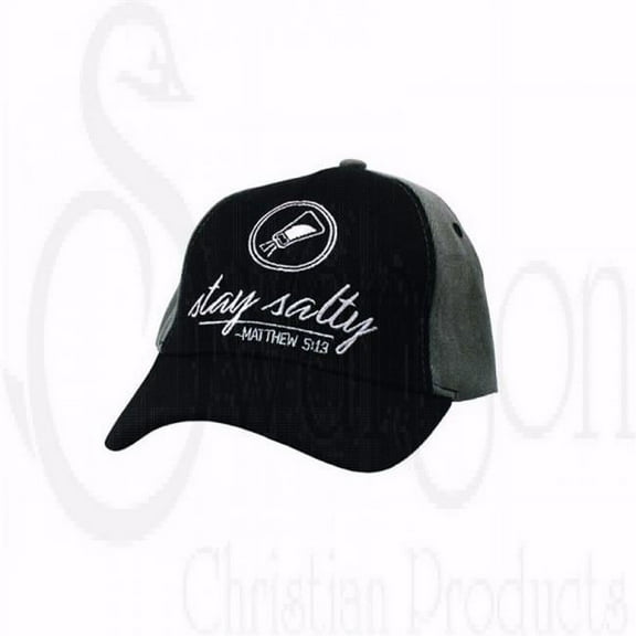 Swanson Christian Supply 168868 Stay Salty Matthew 5-13 Cap, Black