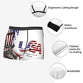 thumbnail image 3 of Disketp Patriotic Skull Art Men's Boxer Briefs,Soft and Breathable Cotton Underwear with ComfortFlex Waistband-Medium, 3 of 5