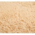 thumbnail image 4 of ZHAOCHENG Alfombra de pelo gris claro para baño, inodoro, tres piezas, antideslizante, absorbente, alfombrilla para suelo de inodoro, juego de alfombrillas para inodoro de tres piezas: 50*80cm+50*40cm, 4 of 4