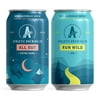 Athletic Brewing Company Craft Non-Alcoholic Beer - 6-Pack Run Wild IPA And 6-Pack All Out - Low-Calorie, Award Winning - All Natural Ingredients For A Great Tasting Drink - 12 Fl Oz Cans