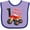 Lavender and Purple, variant on Inktastic Monster Truck How I Roll 1st Birthday Boys Baby Bib