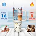 thumbnail image 4 of 40oz Hello Kawaii Cat Cute Stainless Steel Tumbler with Lid and Straw,Spill Proof Travel Cup Double Wall Vacuum Insulated Coffee Mug with Handle Cameosa, 4 of 7