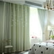 thumbnail image 4 of Cortina doble transparente para ventana con estampado de estrellas, voile, para el hogar, 4 of 4