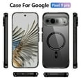 thumbnail image 6 of Decase Magnetic Case Compatible with Google Pixel 9 Pro XL/9 Pro/9, Clear Slim Thin Full-Body Shockproof Protective Cover Compatible with MagSafe Wireless Charger for Woman Man,Black, 6 of 8
