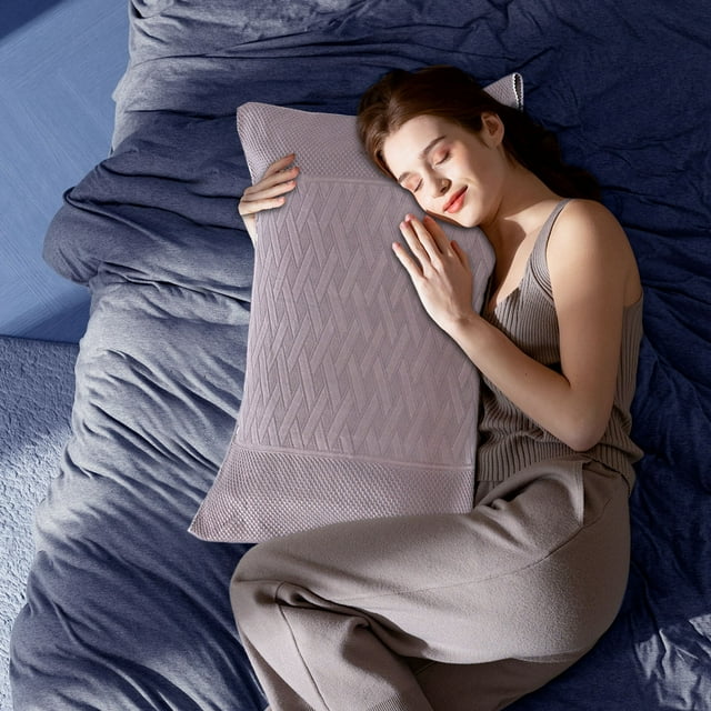 BAOPAI Hotel Quality Encrypted Pillowcase and Pillow Towel Set with Soft Breathable Washed Gauze for Comfortable Sleep and Home Decorations