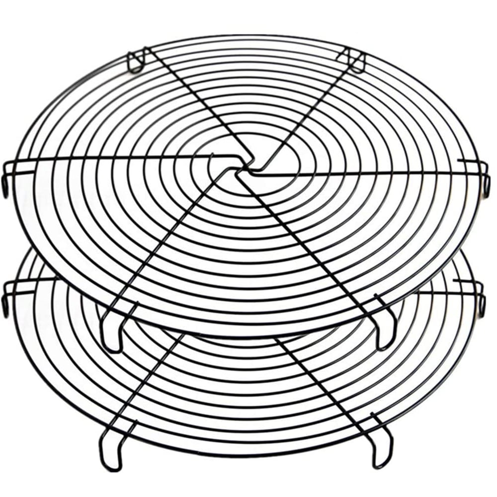 Round Cooling Cooking Racks Iron Round Steaming Baking Rack Diameter 12 Inches Steamer Baking Cake Cold Rack 2pcs Walmart