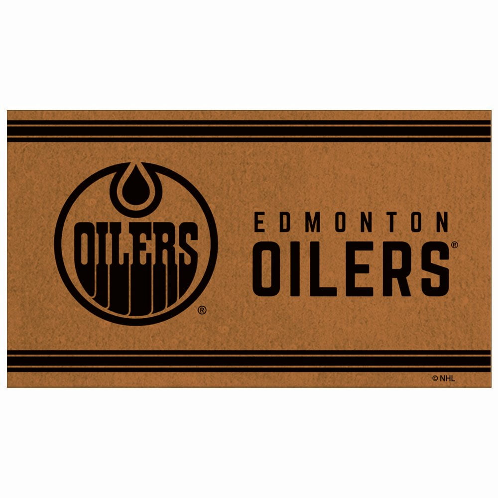 Edmonton Oilers 16" x 28" Logo Turf Mat