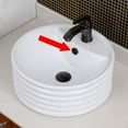 thumbnail image 1 of Elite Solid Brass Oil Rubbed Bronze Finish Overflow Drain Filter Cap - 007ORB, 1 of 4