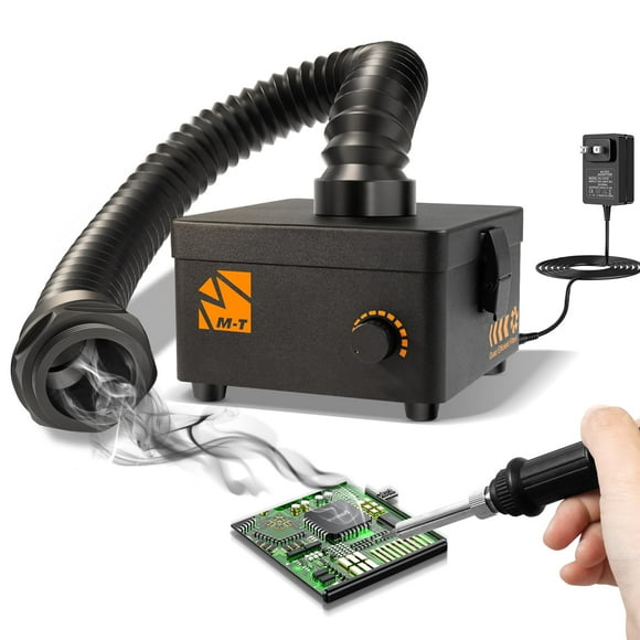 Solder Fume Extractor, M-T 80W 168mÂ³/h Strong Suction Smoke Absorber with Carbon or HEPA Filter,3-speed Adjustment for DIY Working Desktop Soldering Welding 3D Printing