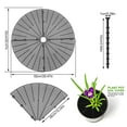 thumbnail image 4 of AMERTEER Protège-Sol pour Pots de Plantes Repousse les Chats Protège les Plantes d'Intérieur, 4 of 21