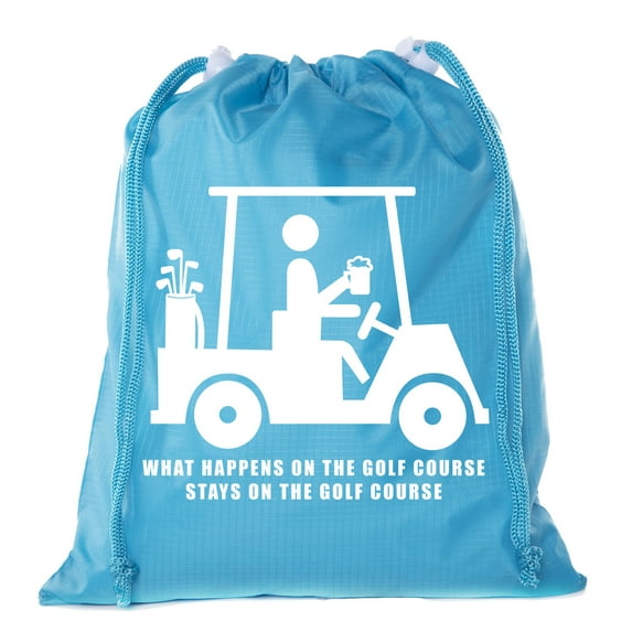 Mato & Hash Mini Drawstring Golf Bags | Golf Favor Bags for Leagues and Parties
