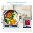 thumbnail image 4 of 20Kg/1g Digital Kitchen Scale USB Powered Balance Multifunction Food Scale for Baking Cooking Household Weigh Electronic Scale ,High Accuracy, 4 of 7
