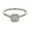 10K White Gold, variant on Fine Jewelry Sterling Silver Round-shape Lab Grown Diamond Halo Engagement Ring (1/6 Cttw, D-F Color, VS1 Clarity) Size 6