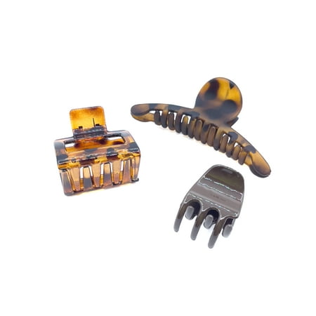 Time and Tru Mixed Claws, 3-Pack, Brown