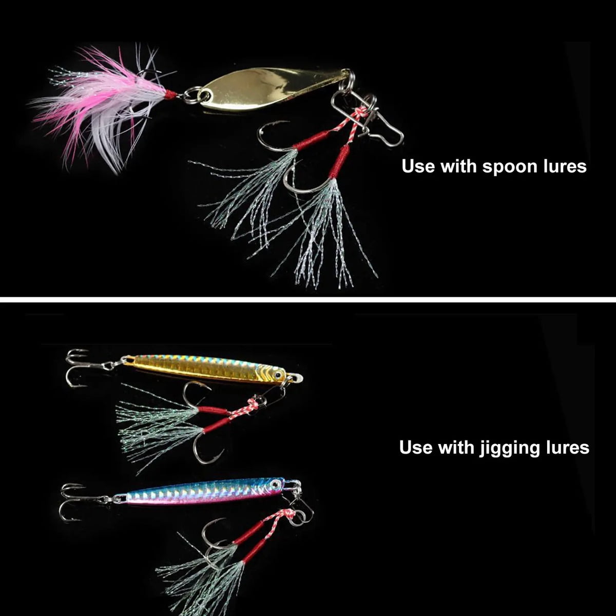 1 piece of barbed carp hook