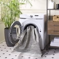 thumbnail image 6 of Safavieh Braided Victor Bordered Machine Washable Reversible Area Rug, Ivory/Gray Black, 4' x 6', 6 of 17
