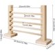 thumbnail image 3 of Obstáculo de entrenamiento con barra de salto de conejo | Juego de vallas de madera de altura ajustable para mascotas pequeñas de interior | Construcción de madera natural duradera | Juguete de, 3 of 7