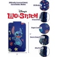 thumbnail image 3 of Porte-cartes Portefeuille Disney Stitch Bleu pour Femmes, 3 of 6