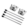 thumbnail image 4 of Patas de tambor, patas de tambor, instrumento Universal, patas de tambor de bajo de Metal profesional, soportes de tambor, soporte para accesorios de , 2 juegos, 4 of 8