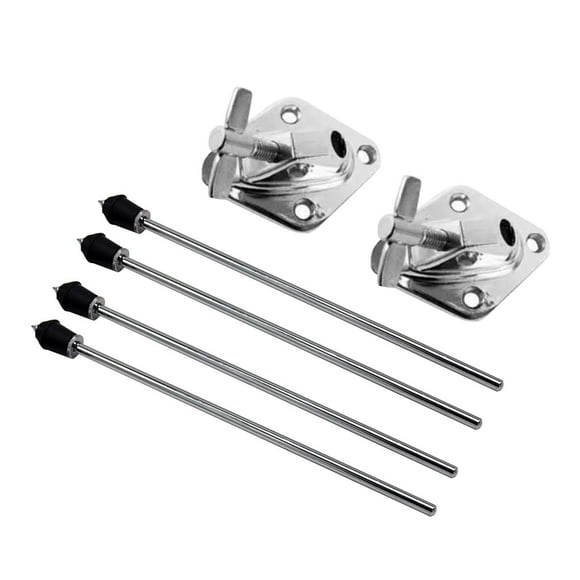 pitrice Kick Drum Legs Drum Set Repalcement Drum Legs Parts for Drum Kit Accessories 1 Set 2 Sets Total Length 37cm