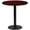 Mahogany, variant on Emma + Oliver 42"RD Mahogany Laminate Bar Table Top-24"RD Base