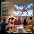thumbnail image 2 of Brother Eye Mark III Elite Edition 4K Projector, Officially Licensed Google TV Smart Projector, WiFi Bluetooth Portable Movie Projector with Auto Focus, Wireless Proyector for Phone/PC/Gaming, 2 of 20