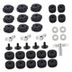 thumbnail image 2 of Fieltros para Soportes de Platillos, Discos de Fieltro, Fundas, Rendimiento Estable, Pieza de Repuesto, Reduce Vibraciones, Accesorios para Batería, J, 2 of 9