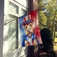 thumbnail image 2 of Lakeland Terrier Patriotic American House Flag, 2 of 7
