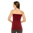 thumbnail image 3 of Kurve by Idea Seamless women's Seamless Stretch Long Bandeau Tube Top, UV Protective Fabric, UPF 50+, Made in USA, 3 of 3