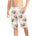 thumbnail image 6 of Xysaqa Big & Tall Men's Pajama Short Pants, Funny Dog Paw Printed Lounge Shorts for Women Plus Size Soft Elastic Waist Sleep Shorts 3X 4X 5X Summer Savings (Unisex), 6 of 8