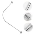 thumbnail image 3 of OULII 3 Pcs Curved Shower Rod Stainless Steel Stretchable for Bathroom Use, 3 of 5