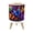 Color 1, variant on Small Trash Can with Lid Blue White Floral Stripes Vintage Inspired Design 1.8 Gallon Dog Proof Trash Can Round Garbage Can Waste Bin Wastebasket for Bathroom Bedroom Living Room