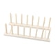 thumbnail image 2 of Escurridor de platos de madera para encimera de cocina, escurridor de platos para cuencos y libros. 8 ranuras, 2 of 9