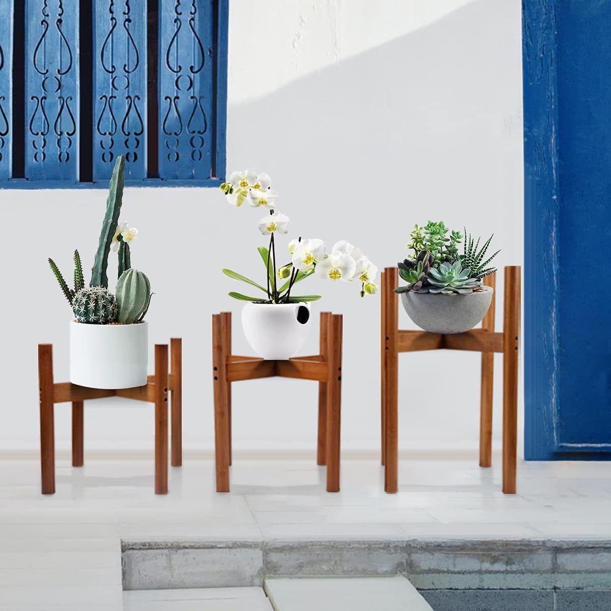 Other Home Décor 1pce 30cm Black Wicker Pot Plant Holder with Legs Great for Indoor Greenery C 66.7