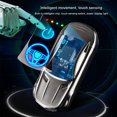 thumbnail image 4 of Sports Car Style Rechargeable Lighter Metal Type C Fingerprint Sensing Windproof Plasma USB Compact LED Gift Camping Hiking BBQ Outdoor Indoor Multi Color Smokeless, 4 of 5