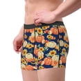 thumbnail image 2 of Xecao fall Pumpkin Daisy Print Men's Underwear Boxer Briefs,Breathable Choice for Men's Underwear-Small, 2 of 5