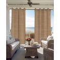 thumbnail image 6 of Rustic Khaki Blackout Curtains Light Blocking Print Window Curtains, Farmhouse Solid Color Thermal Insulated Window Drapes for Living Room Kitchen Cafe (2 Panels, 55"W x 39"L), 6 of 8