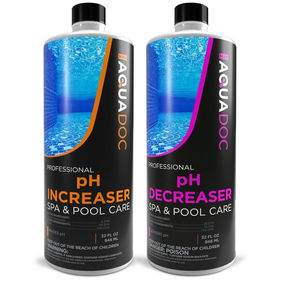 Aumentador y reductor de pH AquaDoc para jacuzzi y spa